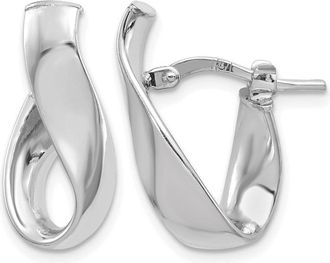 Diamond2Deal 14K Gold 5mm High Polished Round Hoop Earrings