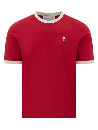 Ami Red Crew Neck T-Shirt