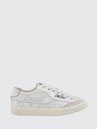 Autry Sneakers Windscape low top in pelle effetto crackl&eacute; con logo