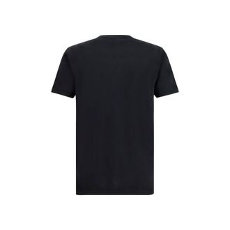 Dolce & Gabbana Logo-Plaque Cotton T-Shirt - Black