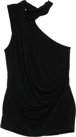 Entire studios one-shoulder blouse - women - Fabric - L - Black