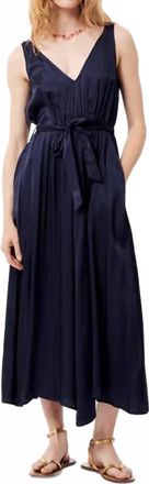 FRNCH Womens Woven Dress In Blue Marine