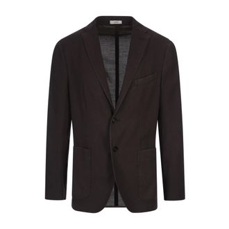 Boglioli Heren, Jassen, Grijs, Maat: 3XL Wol