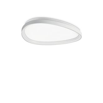 Netlighting Gemini Integrated LED Semi Flush Ceiling Light White 3550lm 4000K
