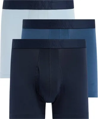 Saxx Assorted 3-Pack Undercover Boxer Briefs in Blue Fog/Dark Denim/Dark Ink at Nordstrom Rack, Size Xx-Large
