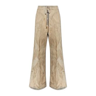 Rick Owens Wide Jeans, male, Brown, Size: XL Wide Bela Pants