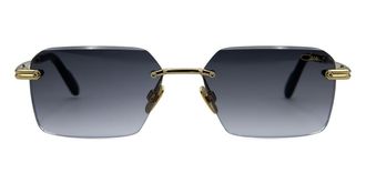 Cazal 7116/3 001 Mens Sunglasses Gold Size 56