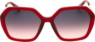 Marc Jacobs grijze lens rode zonnebril