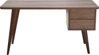 Miliboo Escritorio Nogal L140 Cm Fifties