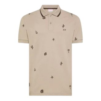 Sun 68 Heren, Tops, Beige, Maat: XL Katoen