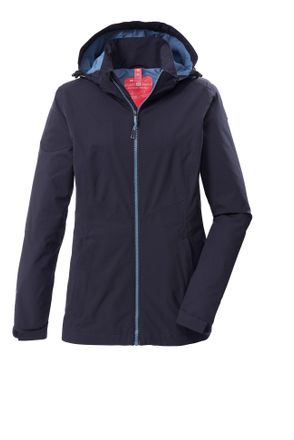 Killtec Outdoorjacke KILLTEC KOS 189 WMN JCKT, Damen, Gr. 38, schwarz blau, Obermaterial: 100% Polyester. Futter: 100% Polyester, Jacken Outdoorjacke, wasserd
