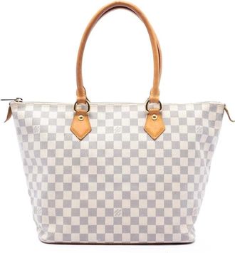 Louis Vuitton Pre-owned Tote Bags, female, White, Size: ONE SIZE Pre-owned Carryall Tote