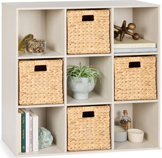 Best Choice Products 9-Cube Storage Organizer, 11in Shelf Opening, Bookcase w/ 3 Removable Back Panels
