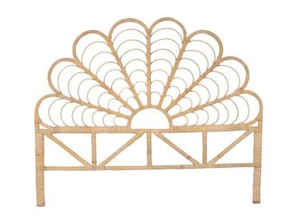 VENTE-UNIQUE.COM Cabecero mimbre color natural claro 165cm x 4cm