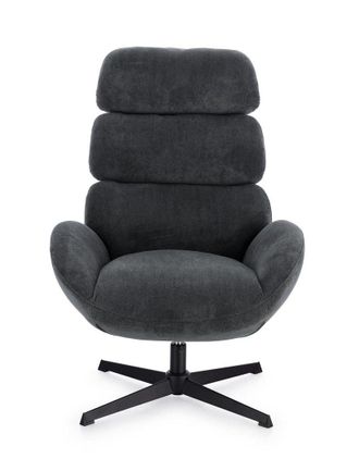 BIZZOTTO VIOLANTE BLACK SWIVEL ARMCHAIR