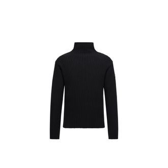 Moncler Wool & Cashmere Turtleneck Sweater Black Size 3XL