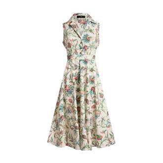 Etro Etro, Shirt Dresses, female, Multicolor, Size: XS Midi Sleeveless Shirt Dress