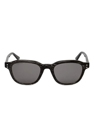 Gucci Zonnebril met schilpadschild design - Zwart