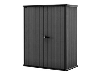 Keter Armario Resina Jardin Cortina Vertical Alto Keter Gris