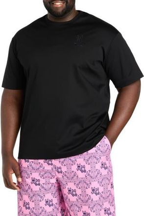 Psycho Bunny Big & Tall Oscar Relaxed-Fit Graphic Tee in Black at Nordstrom, Size 2X Big