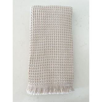 Anaya with Love Turkish Cotton Waffle Bath Towels in Antique Beige at Nordstrom