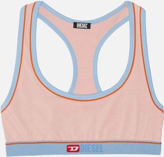 Diesel Womens Ufsb Mileys Bralette, Pink - Size: 10/8