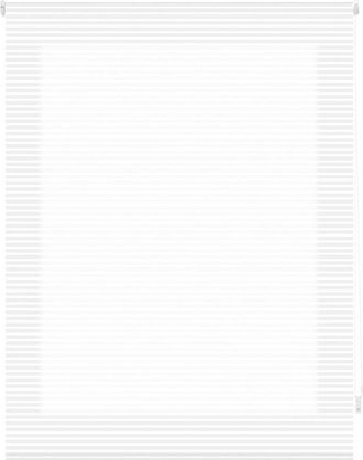 Blindecor Blindecor Iris Tenda avvolgibile traslucida a righe bianco, 80 x 180 cm (larghezza x altezza) dimensioni del tessuto 77 x 175 cm (larghezza x altezza)