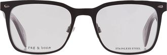 Rag & Bone Demo Square Mens Eyeglasses RNB7002 0O6W 52