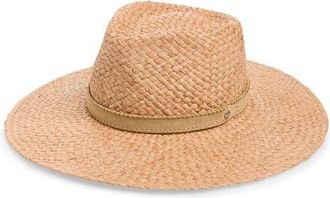 Rag & Bone Western Straw Fedora in Caramel at Nordstrom, Size Medium