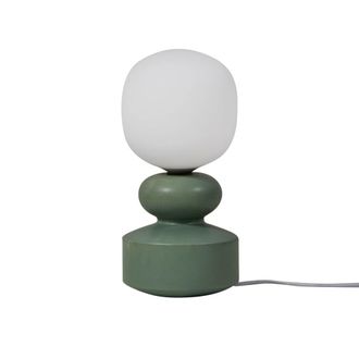 Lucande L&aacute;mpara de mesa de cer&aacute;mica verde