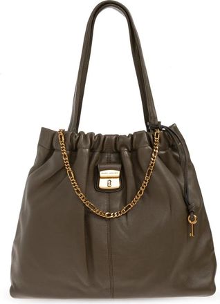 Marc Jacobs Tassen, Dames, Groen, ONE Size, Leer, Leren tas
