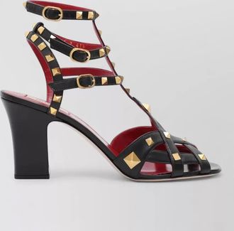Valentino Garavani leather studdy 80 sandals