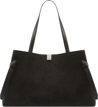 Yuzefi Gyoza Tote - unisex - Shoppers - Bruin - ONE Size - Leer - Tassen