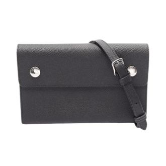 Herm&egrave;s Pre-owned Leren Schoudertas - Dames - Pre-owned - Zwart - Maat: ONE Size Leer