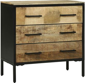 vidaXL Sideboard Brown 70 x 35 x 70 cm Solid Mango wood Vidaxl