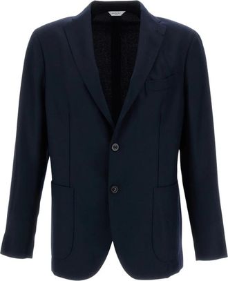Boglioli Enkelrijig Blazer - Heren - Blazers - Blauw - 3XL - Wol - Jassen