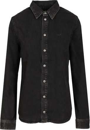 Diesel Overhemden, Dames, Zwart, M, Katoen, De-Eazy Shirt