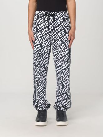 Versace Jeans Couture Pantalone Versace Jeans Couture in cotone con logo all over