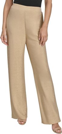 Halston Heritage Wide Leg Metallic Pant