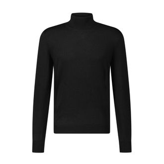 Gran Sasso Truien & Vesten, Heren, Zwart, 2Xl, Wol, Turtleneck Trui