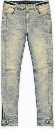 Black Bananas Jeans, Heren, Blauw, W32, Denim, Slim Seam Denim