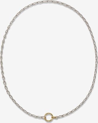 Otiumberg Zweifarbige Halskette aus Silber Eternal Link Up
