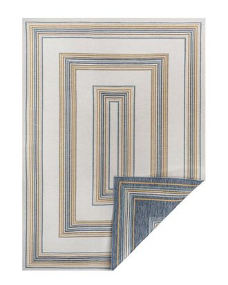 Jonathan Y Designs Jonathan Y Argo Classic Nautical Mitre Stripe Reversible Machine-Washable Indoor/Outdoor Area Rug