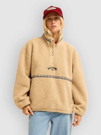 Billabong Stone Town Half-Zip Fleece Pullover braun