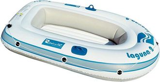 Trade Shop Trade Shop - Canotto Gonfiabile 198 X 117 Cm Laguna 2 Posti Mare Fiume Bianco Azzurro