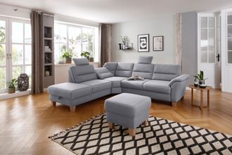 HOME AFFAIRE Ecksofa »Soleo L-Form« komfortabel durch Trapezecke mit Relaxfunktion, auch mit Bettfunktion