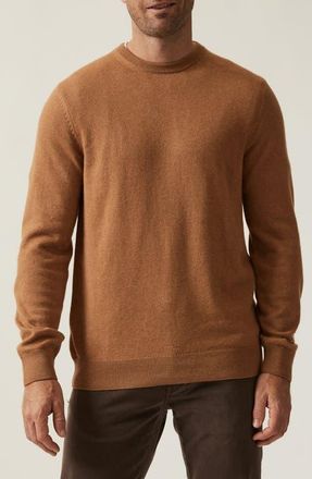 34 Heritage Cashmere, Silk & Wool Crewneck Sweater in Tobacco at Nordstrom, Size Xx-Large