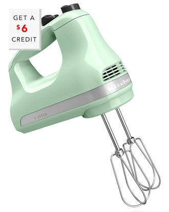 KitchenAid 5 Speed Pistachio Ultra Power Hand Mixer with $6 Credit