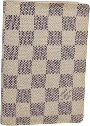 Louis Vuitton Pre-owned Wallets, female, White, Size: ONE SIZE Pre-owned Vintage Canvas Wallet