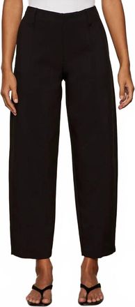 Sanctuary Polished Barrel Pant In Black